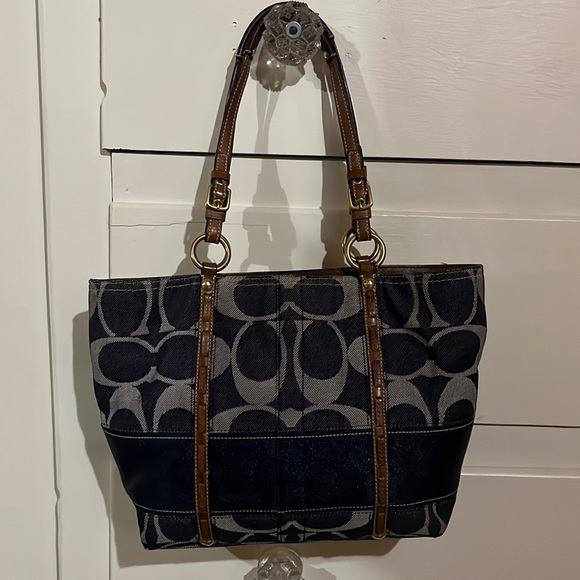 Coach Bags Coach Denim Purse Excellent Condition Poshmark